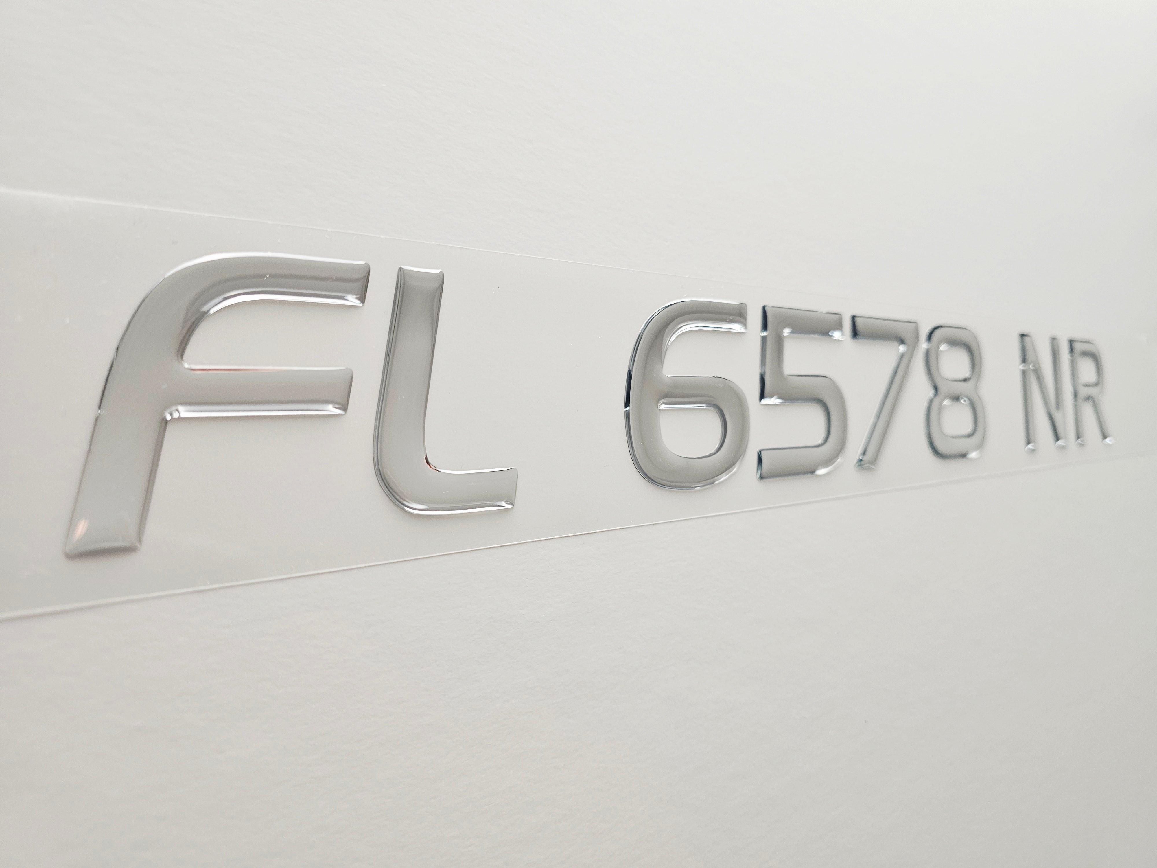 Registration Numbers Domed Decals Stickers (Set) Font 12 – BOATCAL